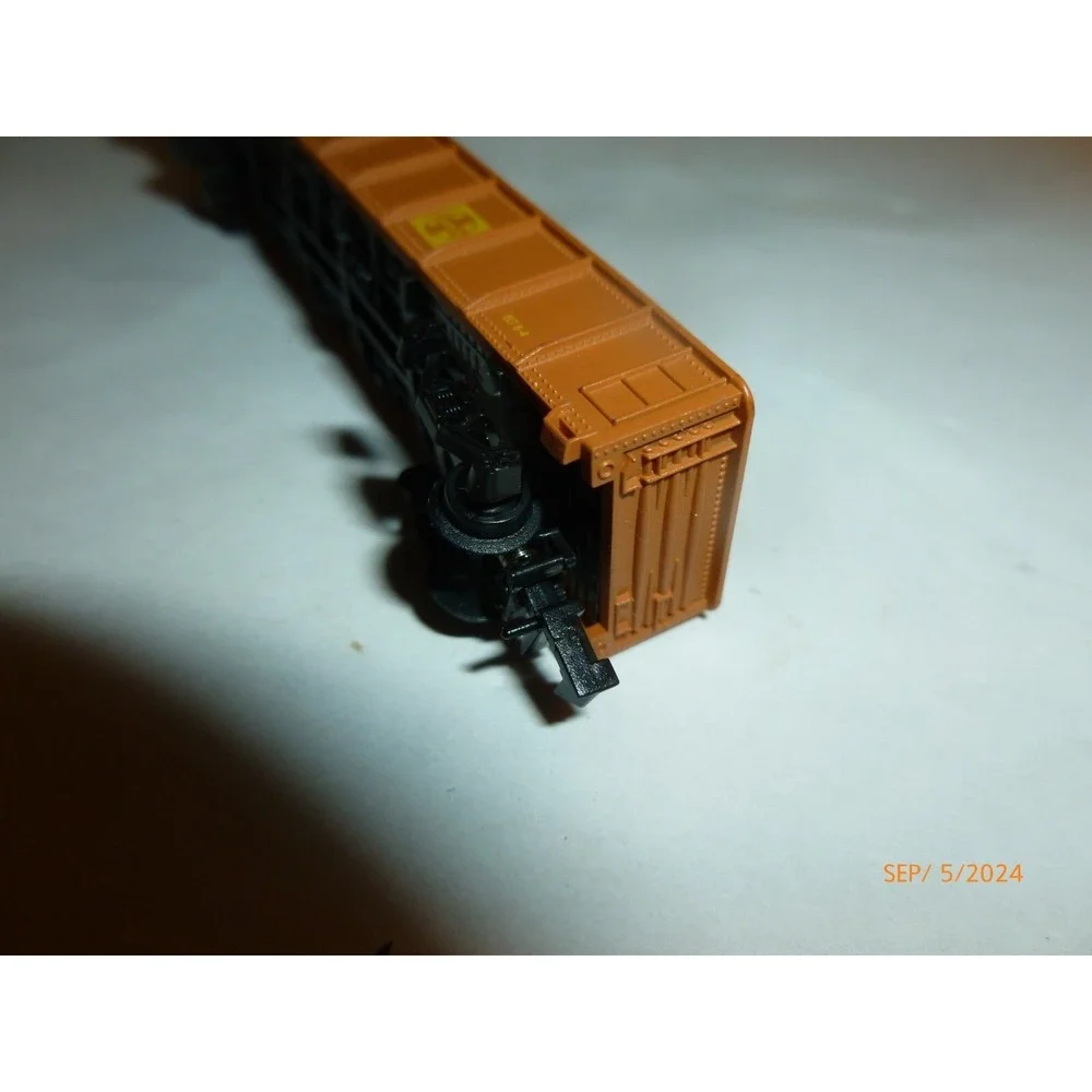 Vintage Santa Fe AT SF Brown Gondola Train Car with Coal Load for Parts Repair